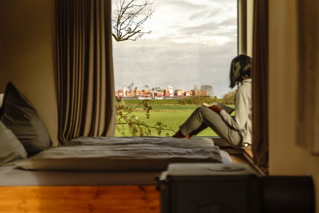 Baumhaus mieten Ausblick