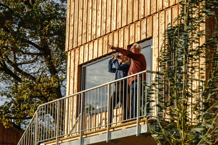 vogelbeobachtung im baumhaushotel